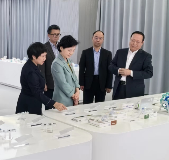 星空体育app官网_国家工信部副部长徐晓兰到石家庄高新区调研生物医药产业(图2)