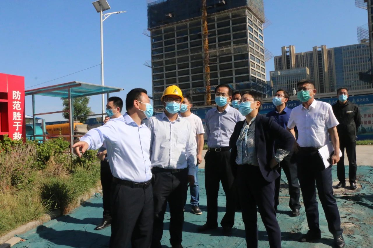 周立新督导检查房地产(城中村改造回迁)项目建设和施工管理工作-高新