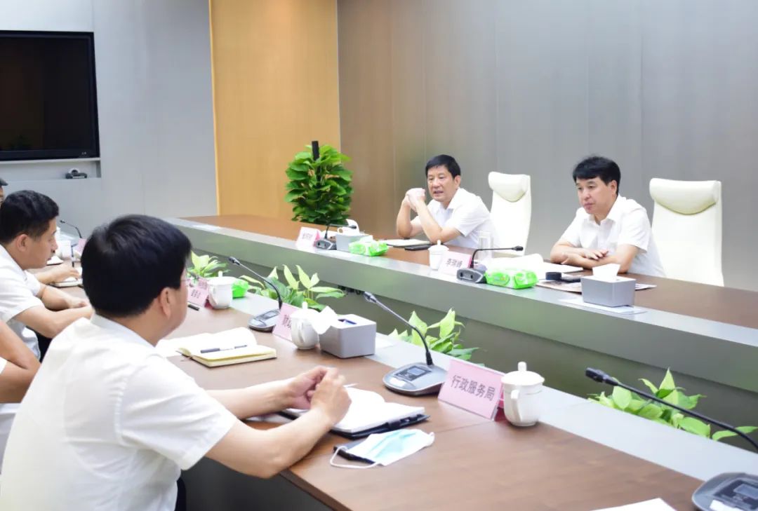 7月20日下午区工委书记管委会主任李瑞峰带队到高新区电子科技园调研